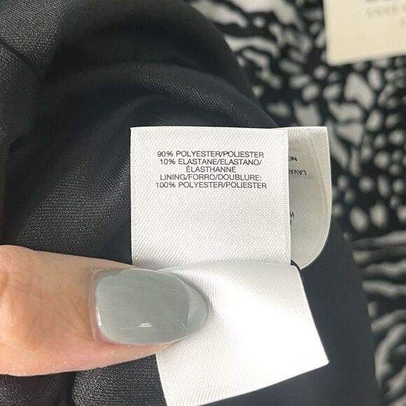 Anne Klein Dress Women’s Large Animal Print Mesh Ruched 3/4 Sleeve Midi NWT - Picture 10 of 11